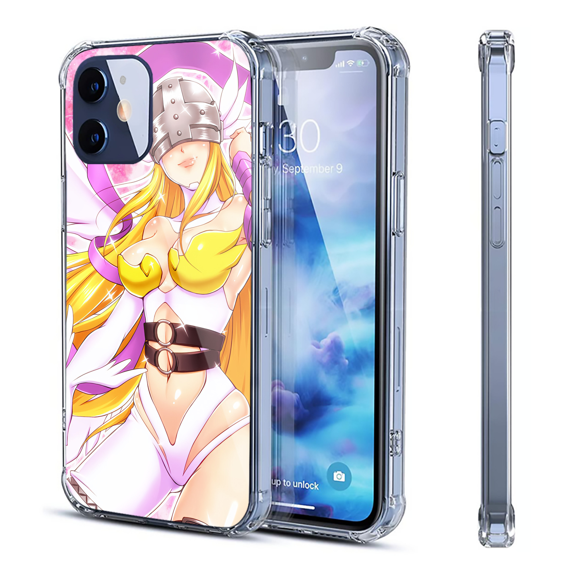 （画像用） Digimon デジタルモンスター/デジモン 【iPhone 12シリーズ対応】透明スマホケース（クリアソフトケース）